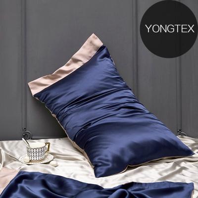 China 19momme 22momme Color Non-Toxic 100% Mulberry Silk Single Pillowcase for sale