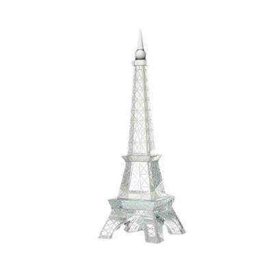 China Europe Crystal Craft Creative Birthday Gift high quality wholesale Crystal Eiffel Tower Model in Paris for sale