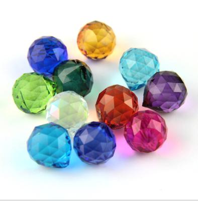 China Eco-friendly Crystal Hanging Direct Sales Europe Standard Lamp Crystal Ball Low MOQ Led Push Light Ball for sale