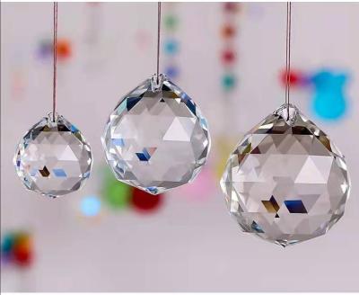 China Europe Style Crystal Ball Chandelier Opens Household Lighting Ball Lamps Custom Crystal Pendant for sale