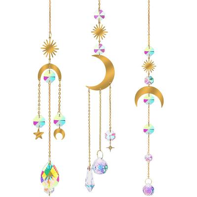 China Custom Wholesale China New Arrival Prism Window Catcher Crystal Glass Dream Curtain Pendant for sale