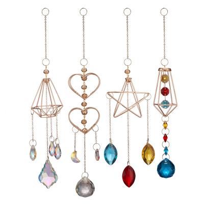 China China New Arrival Crystal Pendants Hanging Prism Ornament Sun Catcher Accessories Pendant for sale