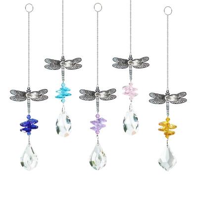 China Dragonfly Crystal Pendant Colorful Octagonal Pendant DIY Crystal Pendant Bead Curtain from new come from Europe for sale