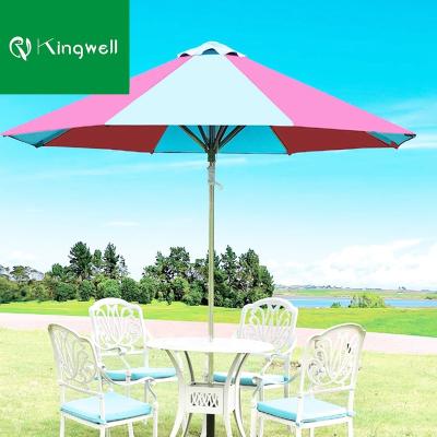 China Modern Wholesale Patio Umbrellas Commercial Sunshade And Deck For Garden Beach Use for sale