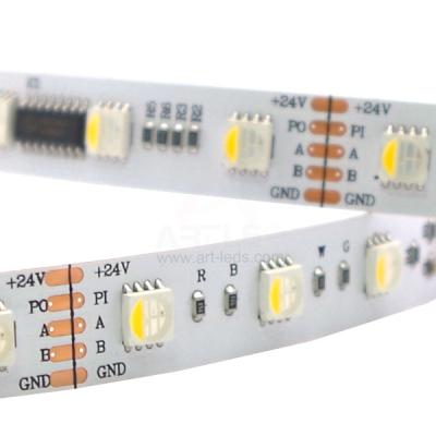 China Copper DMX controller rgbww straight led UCS512 60 pixel strip rgbw warm white for sale