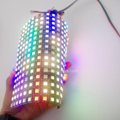 China Thick flexible display pcb stand sk6812 rgbw 3000k led panel matrix rgb display for sale