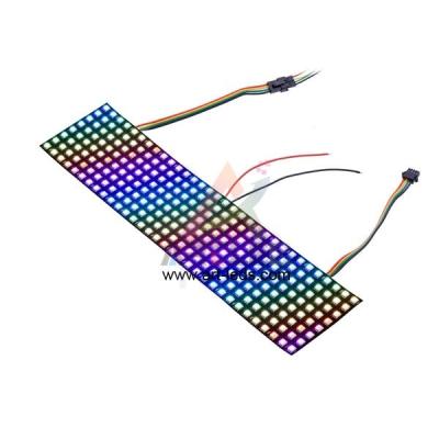 China GaAs 256 Pixels APA102c Led Matrix 8*32 Full Color Display RGB Flexible for sale