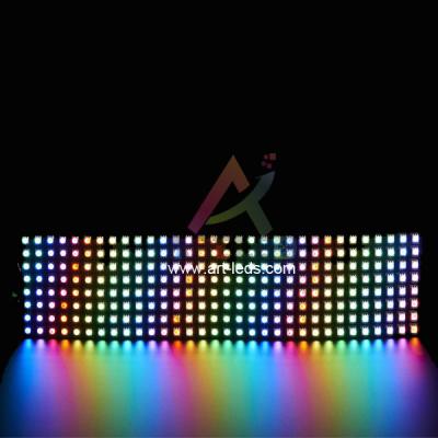 China APA102c Flexible Bendable LED Matrix 8x32 - 256 Pixel RGB LED Display for sale