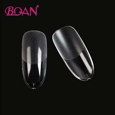 China Easy Apply 500pcs/bag Free Sample Material Clear Round Full Cover Hot Selling Short Nail Tips for sale