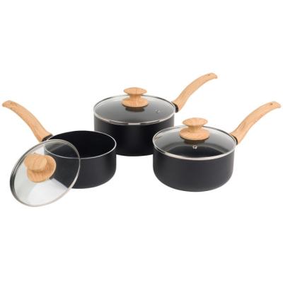 China New Design CLASSIC Pots And Pans With Megastone Kitchen Nonstick Coating Aluminum Cookware With Induction for sale