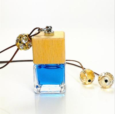 China Eco - Friendly 8ml Luxury Hanging Car Perfume Bottle Or Empty Glass Bottle for sale