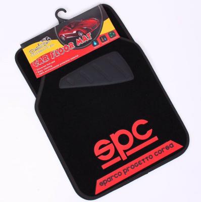 China Cheap Customized Polyester Car Mat Anti-skidding Car Flooring Protect Mats for sale