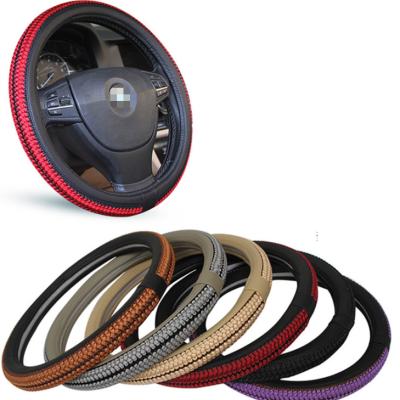 China Perfectly suitable and durable easy to install and disassemble universal car steering wheel cover for sale