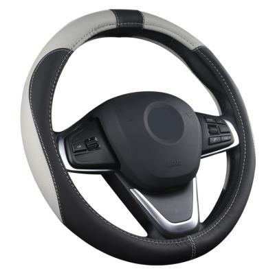 China Wholesale High Quality Leatherette Car Perfect Fit And Durable Customized Steering Wheel Cover for sale