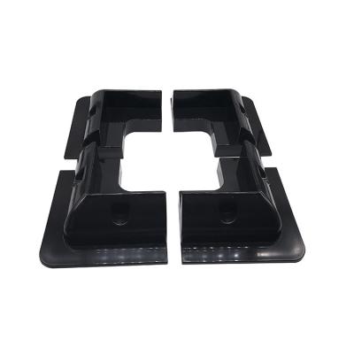 China Customized hot sale ABS plastic solar panel corner safe and durable ABS mounting solar panel brackets for sale