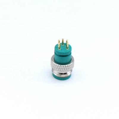 China Copper (59%) waterproof M8 5pin connector m8 connector waterproof male and female waterproof IP67/IP68 connector for sale