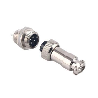 China Aviation high quality connector power connector M12 2pin 4 pin 8P male plug to socket female power connector to connect wire for sale