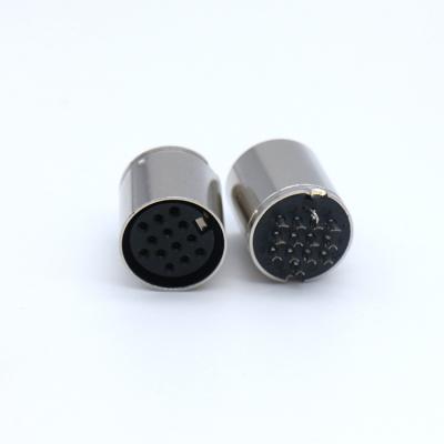 China Multiple power pins din connector 13pin 14pin connector male and female pulg rf coaxial connector for sale