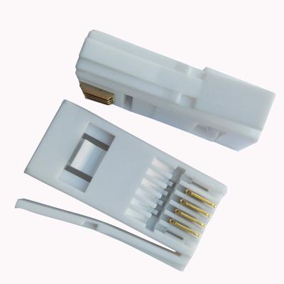 China High Quality Infocommunications Connector UTP Cat5 RJ11 Modular Plug For Network Cable for sale