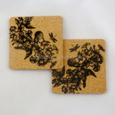 China Durable Mats And Pads Table Decoration And Accessories Type And Eco - Friendly Cork Board Cork Board Coaster for sale