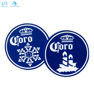 China Sustainable Personalized Soft Rubber Coaster Coaster for sale