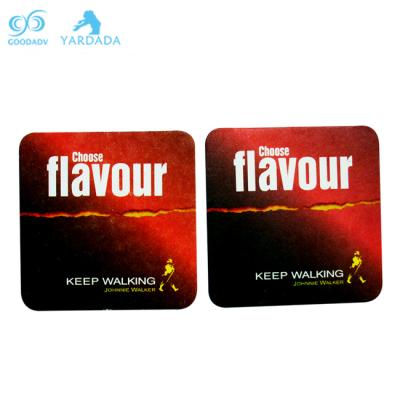 China Sustainable Promotion Gifts Beer Coasters For Sale Cardboard Coaster Paper Drink Coasters for sale