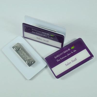 China Magnetic Cheap Name Badge With Magnetic Back for sale