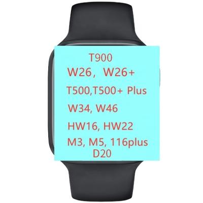 China HOT SALE T900 series A-BST 4 touch screen 5 wristwatches T500 plus Reloj Inteligente smartwatch heart rate BT call MI iwo 16 smart watch T900 for sale