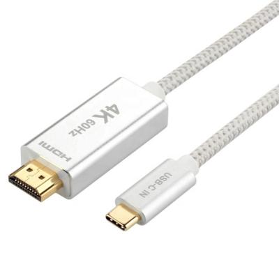 China Factory High Speed ​​Speaker USB-C to HDMI 3m Cable 4K 60Hz 30Hz 1m 2m for HUAWEI SAMSUNG Android to HDTV Type C USB to HDMI Adapter for sale