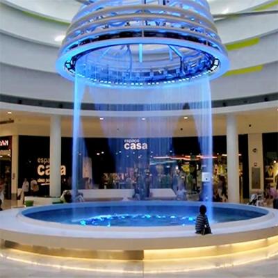 China Modern Indoor Graphic Digital Water Curtain Fountain Spout Price With Solenoid Valve Outdoor Programmable Water Curtain for sale