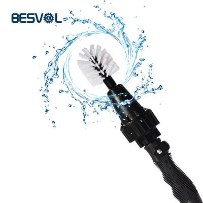 China PP+ABS+TPR 360 Water Driven Car Wheel Rotating Brush for sale