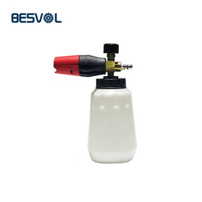 China Car Washer Car Gun Foam Lance 2021 New Car Cleaning Water Gun Accessory All Spray Nozzle High Pressure Car Wash Foam Pot Lance Copper Barrel car seal for sale