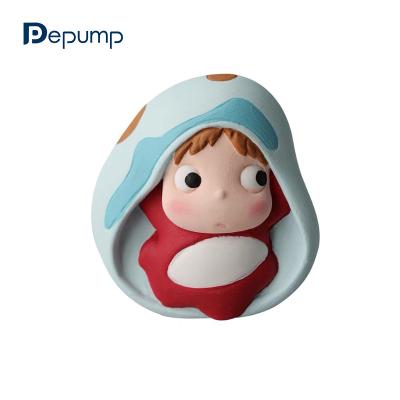 China Cartoon Baby Resin Figurine Doll Table Automobile Decor Popular Adorable Car Air Freshener for sale