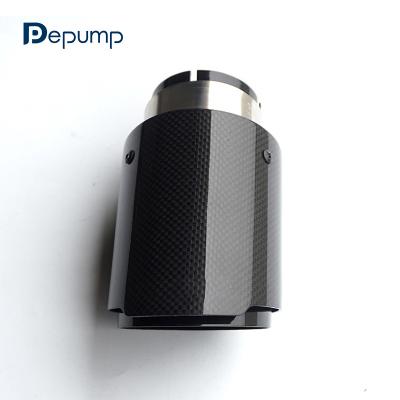 China Sounce Diameter 89mm Style Exhaust Muffler Tip Pipe For Car Universal Car Single Outlet Tail Throat Straight Pipe for sale