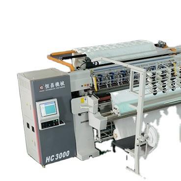 China Factory HC3000 Rapid Multi-needle Quilting Machine , Textile Fabric Quilting Machine for sale