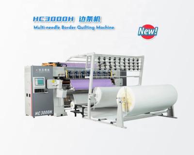 China High Speed ​​Automated Factory HC3000H Multi-needle Border Quilting Machine for sale