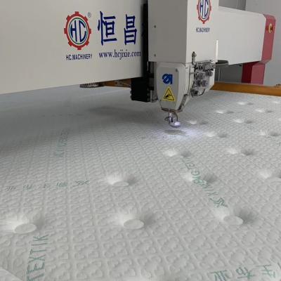 China Head Moved Single Needle Self-Sewing Quilting Machine , Mattress Fabric High Speed ​​Quilting Machine for sale