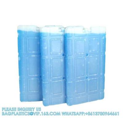 China Food Grade PE Plastic Cooling Eutectic Plate In Cooler Box For Medical Vaccine Blood Cold for sale