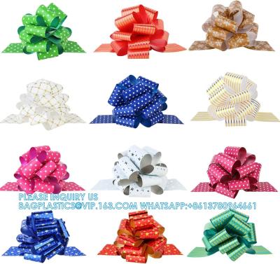 China Arcos de embalaje de regalo de Pascua, grandes 6 pulgadas Arcos de embalaje de regalo variados, para cesta de regalo, decoración de envoltura de la caja de bolsas de regalo en venta