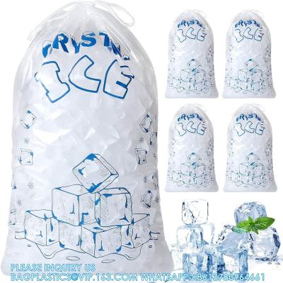 China Ice Bags for Ice Machine, Heavy-Duty Reusable Ice Cube Bags, Portable Storage and Freezer Keeper for sale