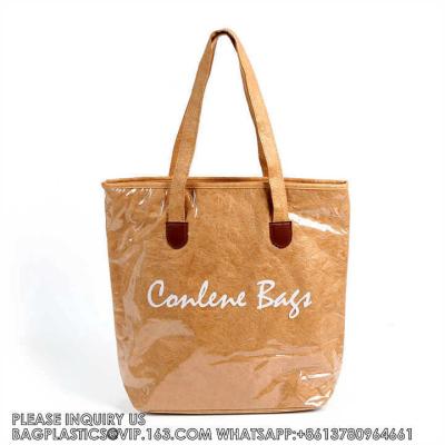 China Sustainable Recyclable Lightweight Waterproof Biodegradable Dupont Paper Shopping Bag Reusable Tote Tyvek Bag for sale