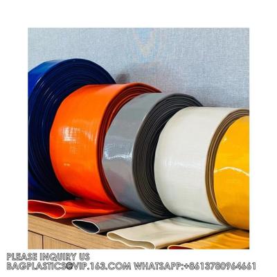 China PVC Lay Flat Hose Backwash Hose PVC Suction Hose Irrigation Drip Tape Accessories Rain Spray Hose for sale