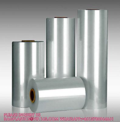 China Cross-Linked POF Shrink Film Roll POF Shrink Film Polyolefin Shrink Film for sale