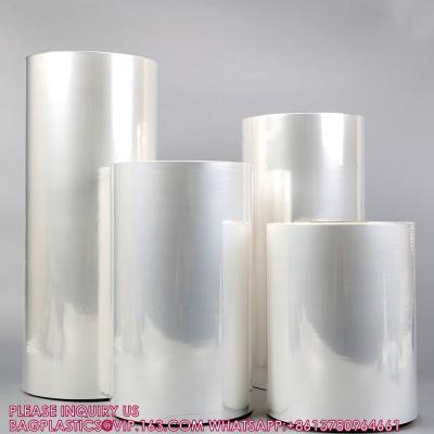 China POF Heat Shrink Film /Skin Film Packing Material pof heat polyolefin plastic shrink film POF Shrink Film Roll for sale