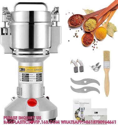 China Powder Grinder 300g Electric Grain Mill Grinder Safety Upgraded Spice Grinder Pulverizer Stainless Steel Machine for sale