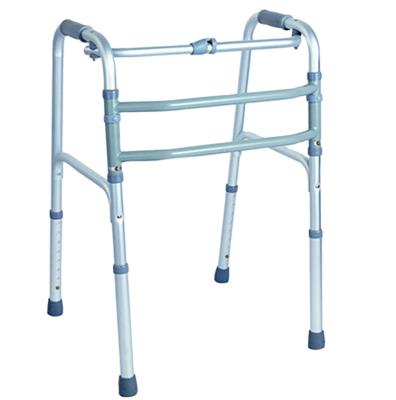 China Adjustable Folding Aluminum Walker Main Frame Height Adjustable Height Suitable For Disabled Elderly for sale