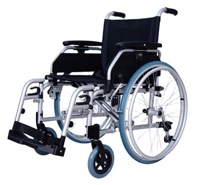 China Caregiver wheelchairs and wheelchair moving aluminum lightweight cushions in rehabilitation products for sale