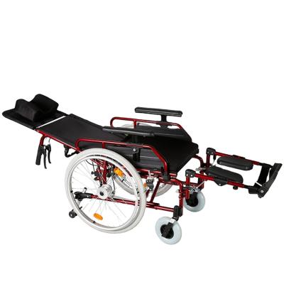 China Self Booster Rehabilitation Treatment Provides Luxury Lightweight Aluminum Reclining Wheelchairs For The Elderly for sale