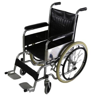 China 2021 New Design Self Booster Manual Adjustable Fixed Stool Steel Wheelchair Fixed Stool for sale