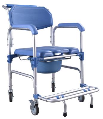 China Height Adjustable Factory Price Portable Toilet Commode Patient Adjustable Chair With Potty For The Elderly for sale